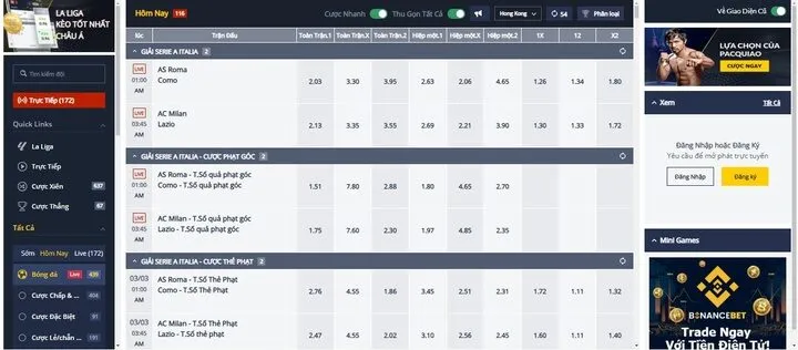 Hướng dẫn các bước cược với Kèo châu Âu